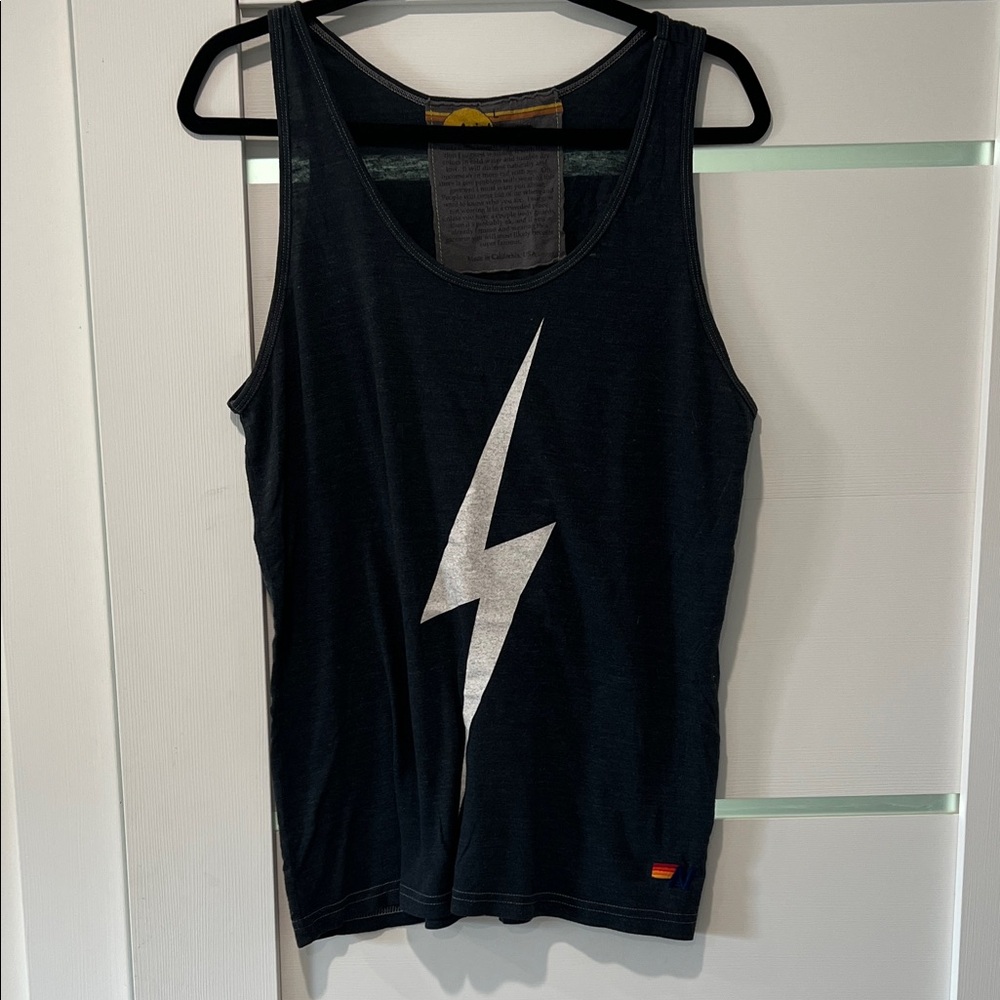 Aviator Nation Tank ⚡️- Charcoal